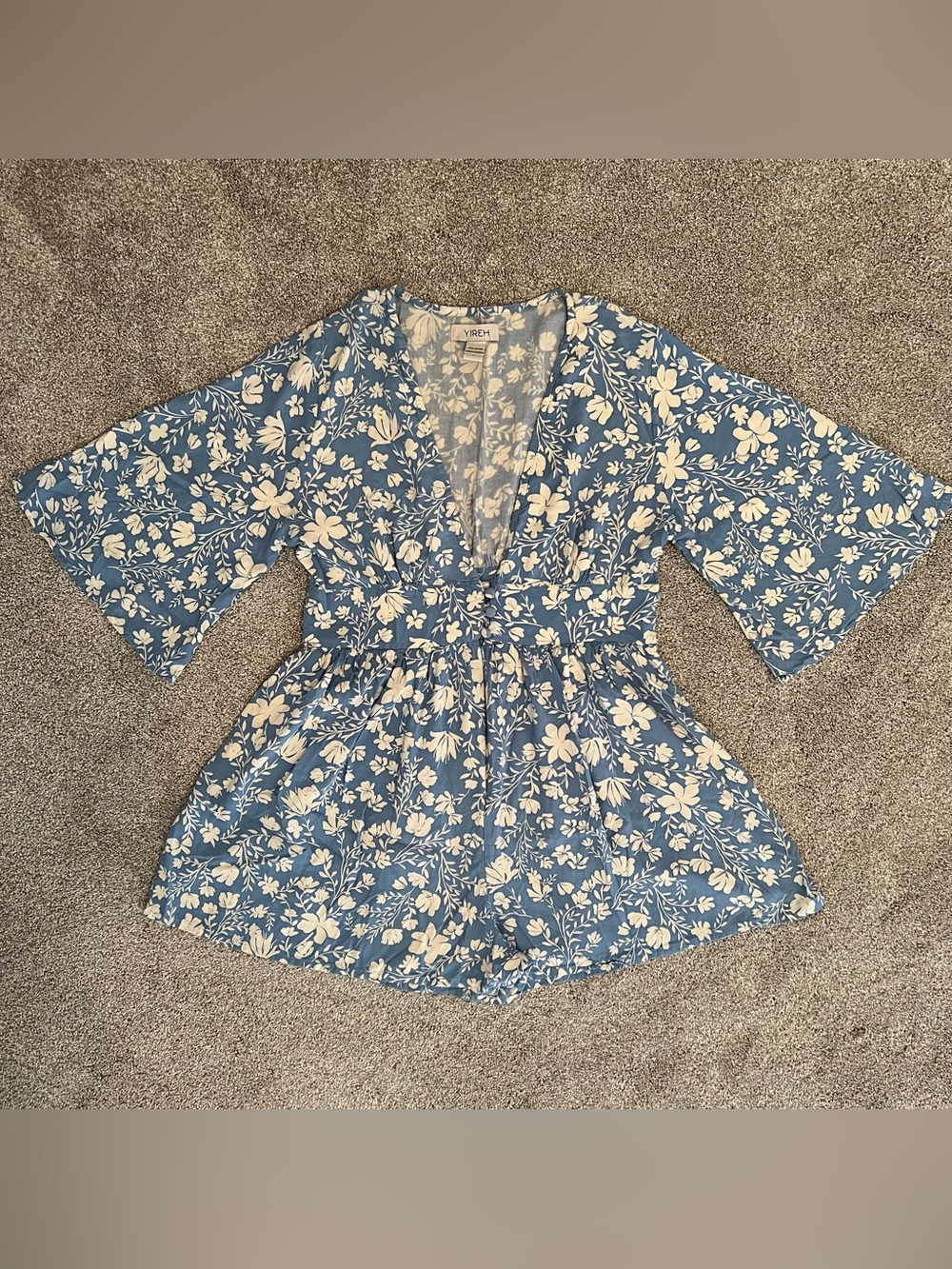 YIREH Floral Romper